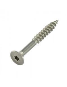VBA Vis bois agglo Tête fraisée 4X40 Filetée sur 25 TORX...
