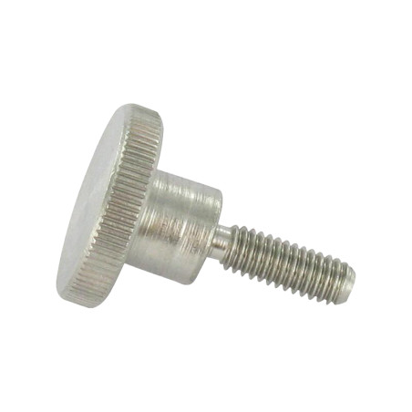 1 x Vis métaux Moletée M6X20 Inox A1