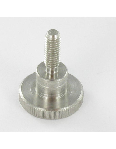 1 x Vis métaux Moletée M6X20 Inox A1