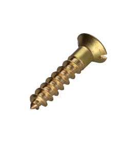Vis bois Laiton Tête fraisée Fendue 2.5X16 microvis 2