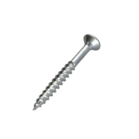 1 x VBA3 Tête fraisée Pozi 4.5X60 Filetage partiel Acier zingué