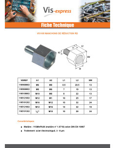 Manchon Fischer De REDUCTION RD M6-M8 2