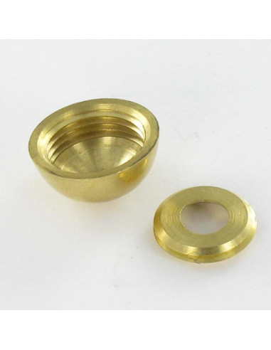 1 x Rosace ronde ou cache vis (1 rosace et 1...