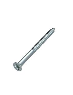 Vis bois Tête fraisée Pozi N°3 6X80 Acier zingué