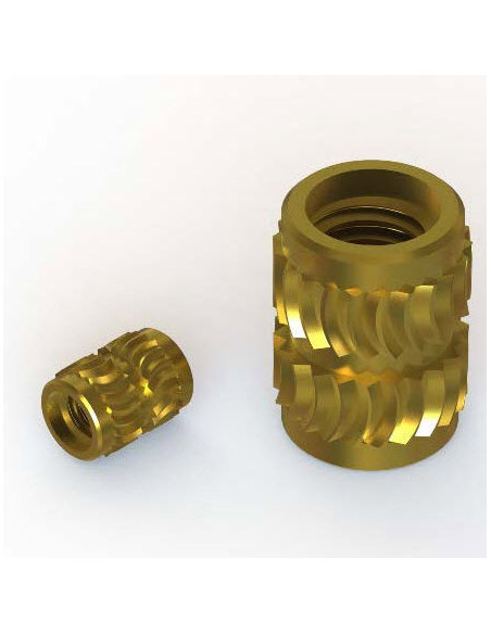 1 x Insert Sans tête HEATFIX Laiton M3X5.8