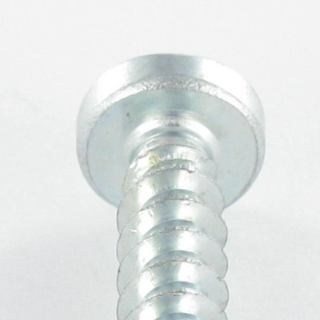 1 x Vis pvc Tête cylindrique TC Pozi 6X29 Filet 40 Degrès Acier zingué