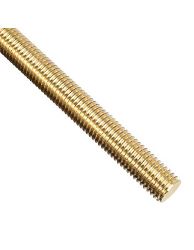 1 x Tige filetée M6 Longueur 1 mètre Laiton