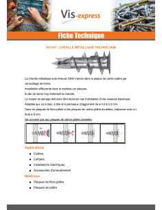 Cheville Métallique Fischer GKM 2