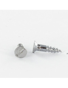 Vis bois Acier chrome Tête fraisée Fendue 4X35
