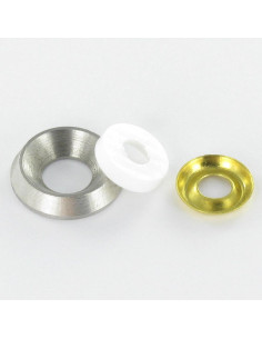 CUVETTE De Vis Laiton nickelé M4 Creuse 115