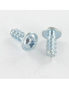 Vis pvc Poelier Pozi 3.5X8 Sans pointe Acier zingué 100...