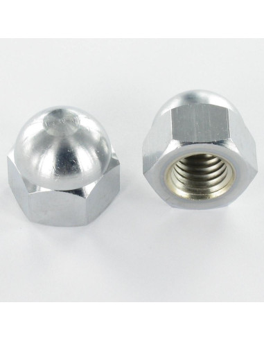 1 x Ecrou borgne Laiton chrome M12