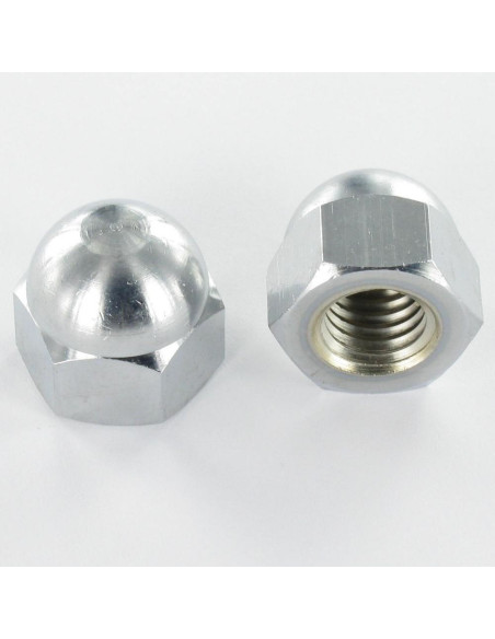 1 x Ecrou borgne Laiton chrome M12