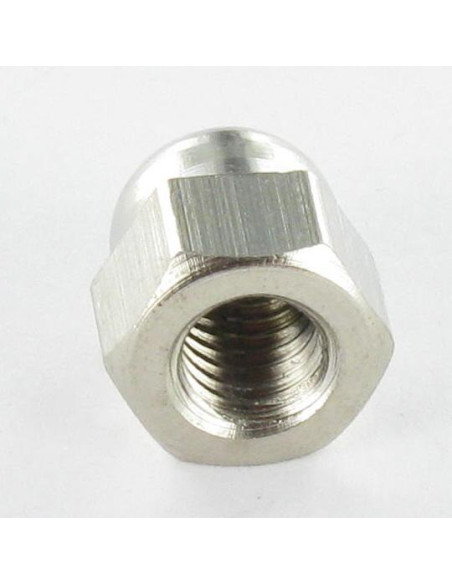 1 x Ecrou borgne Laiton chrome M12