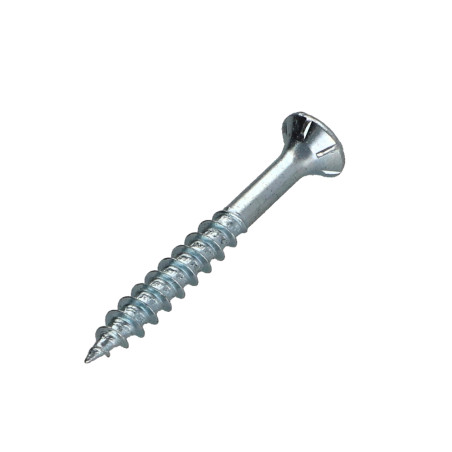 1 x VBA3 Tête fraisée Pozi 6X70 Filetage partiel Acier zingué