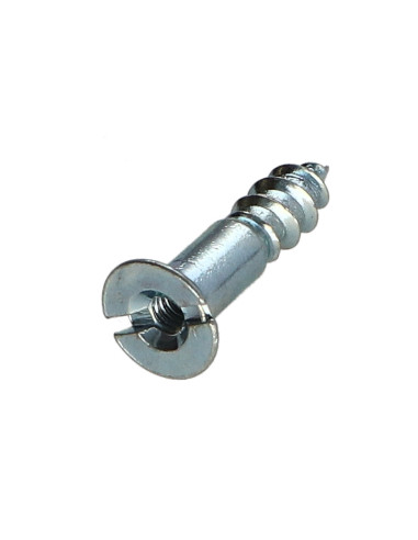 1 x Vis bois Acier zingué 4.5X25 Percée et...