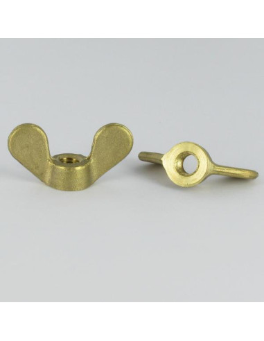 1 x Ecrou à oreille Laiton M6