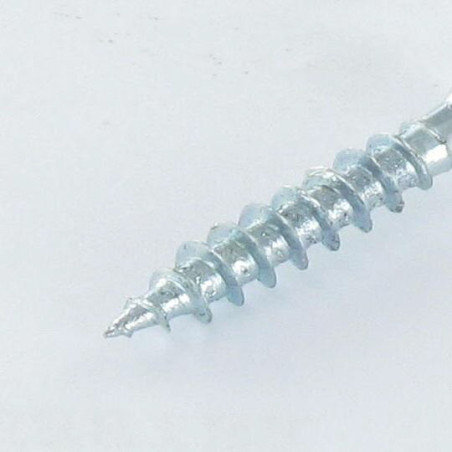 1 x VBA Vis bois agglo Tête fraisée Fendue 6X70 F.T Acier zingué