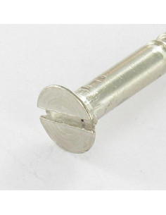 Vis bois Tête fraisée Fendue 5X45 Acier chrome 2