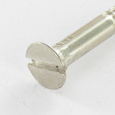 1 x Vis bois Tête fraisée Fendue 5X45 Acier chrome