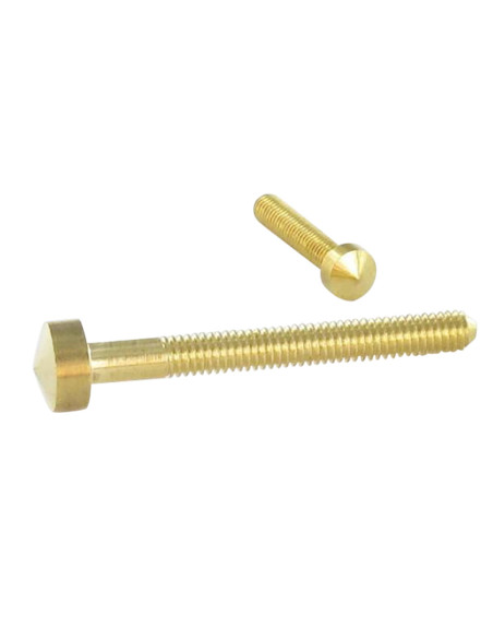 1 x Vis métaux Laiton Tête Conique M4X39.5/22 Diamètre de tête: 6