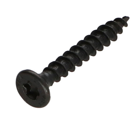 1 x VBA3 Tête fraisée Cranté 4X40 TORX T20 Acier zingué noir