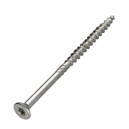 1 x VBA3 Tête fraisée Cranté 8X140 Filetée sur 84 TORX T40 Acier zingué