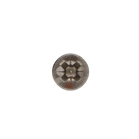 1 x Vis bois Tête fraisée Pozi N°2 3.5X40 Acier brut