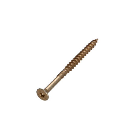 1 x VBA3 Tête fraisée Cranté 6X220 Filetée sur 84 TORX T30 Bichromaté