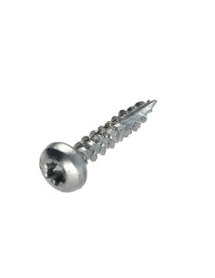 Vis bois TEKOR Tête ronde TR TORX T10 3X25 Filetage total...