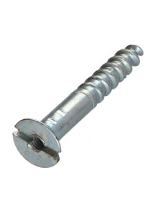 Vis bois Acier zingué 4.5X30 Percée et taraudée M3 Pas de 60