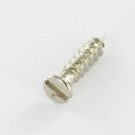 1 x VBA Vis bois agglo Tête fraisée Fendue 3X14 Diamètre de tête: 5 Acier nickelé microvis