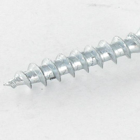 1 x Vis De FERRURE/PVC Tête fraisée Phillips 4.2X45 Acier zingué