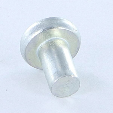 1 x Rivet à frapper Tête plate 6X10 Acier zingué