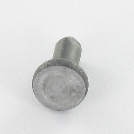 1 x Rivet à frapper Tête plate 5.5X8.4 Diamètre de tête: 6.9 EP1.2 Acier brut