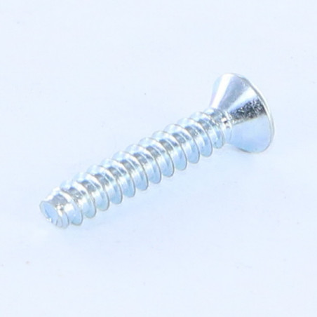 1 x Vis tôle Tête fraisée Phillips n° 2 Sans pointe 4.8X19 Acier zingué