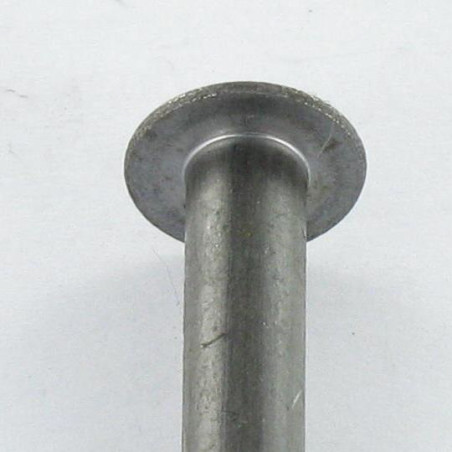 1 x Rivet à frapper Tête goutte de suif 5X30.5 Diamètre de tête: 7 Acier brut