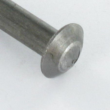 1 x Rivet à frapper Tête goutte de suif 5X8 Acier brut