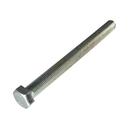 1 x Vis métaux Tête hexagonale TH M16X160 Classe 8.8 Acier zingué
