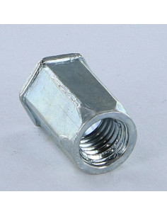 Ecrou à sertir Hexagonal Tête Réduite M5X14.5 Acier... 2