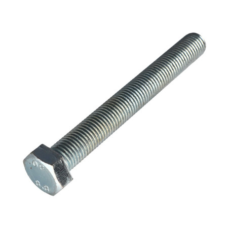 1 x Vis métaux Tête hexagonale TH M16X120 Classe 8.8 Acier zingué