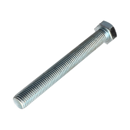 1 x Vis métaux Tête hexagonale TH M16X130 Classe 8.8 Acier zingué