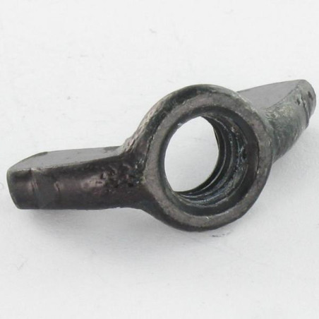 1 x Ecrou à oreille M5 Forme amEricaine Acier zingué noir