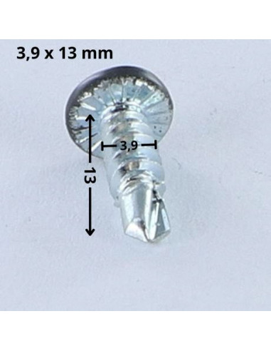 1 x Vis autoperceuse Tête cylindrique bombée...