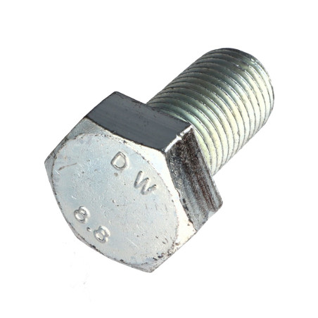 1 x Vis métaux Tête hexagonale TH M27X50 Classe 8.8 Acier zingué