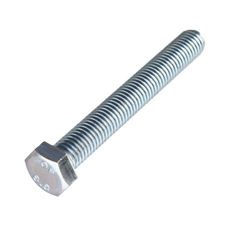 1 x Vis métaux Tête hexagonale TH M12X90 Classe 8.8 Acier zingué