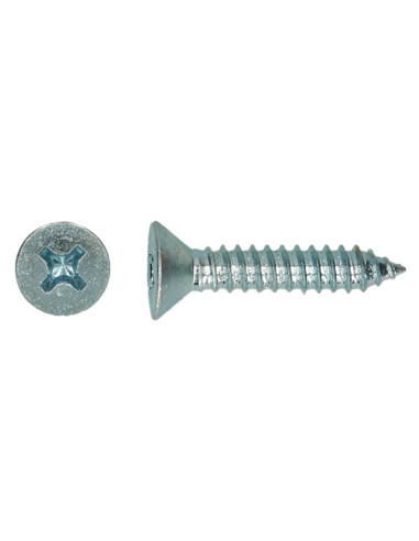 1 x Vis tôle Tête fraisée Phillips n° 2 4.2X19...
