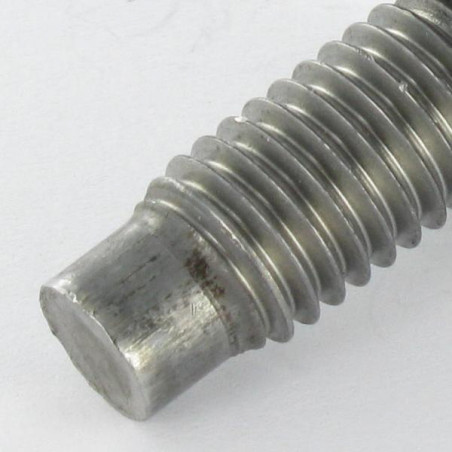 1 x Vis à souder M6X10 3 PICOTS Acier zingué