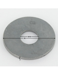 Rondelle Plate M10X36X2 LL ACIGEOM500A 2