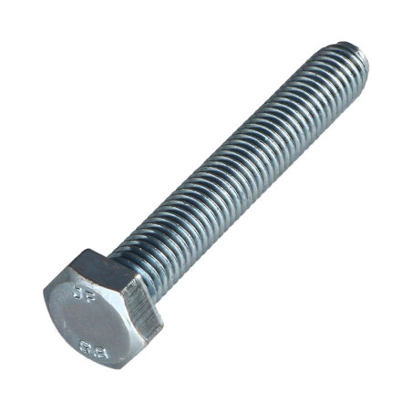 1 x Vis métaux Tête hexagonale TH M10X70 Classe 8.8 Acier zingué